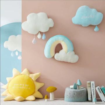 Decorative Pillows: Sun, Rainbow, Cloud, and Doll Themes for Enchanted Room Revamp