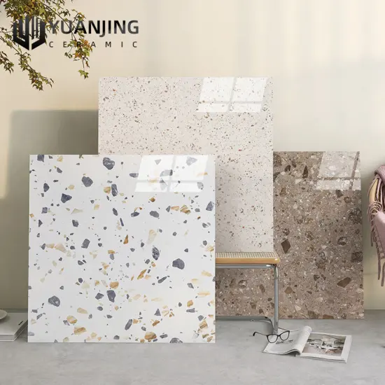 Modern Chinese Porcelain and Marble Tiles: 800x800mm Warm Colored Full Body Tiles for Living Room Flooring - In Stock