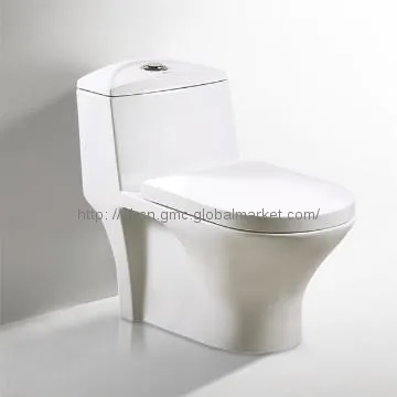 Sanitary Ware One Piece Siphon Toilet HH6T1102