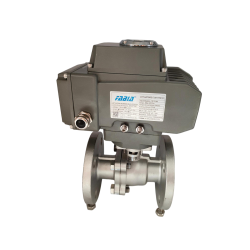 Van bi mặt bích điện