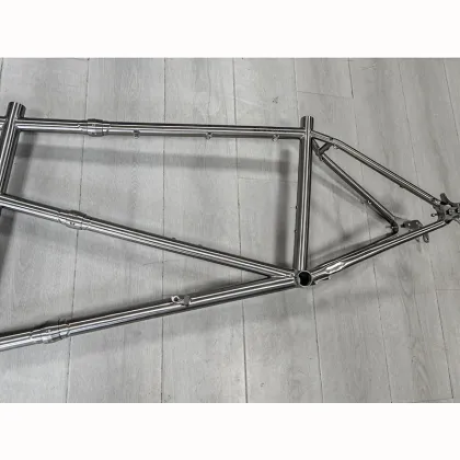 Customizable Lightweight Titanium Tandem Bicycle Frame