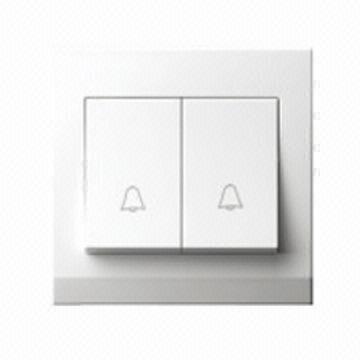2-gang Bell Press Switch with Bell Mark