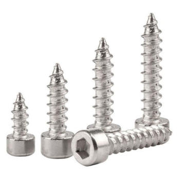 Self-Tapping Screws: Stainless Steel Hex Socket Wafer Head Screws for Metal and Drywall Applications