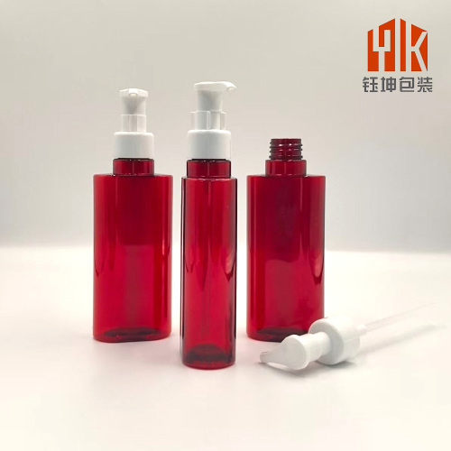 Envase de plástico de gel de ducha cosmético PET