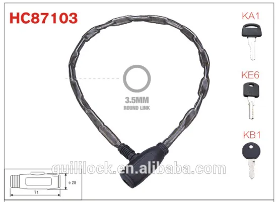 Bike Chain Lock,Bike Lock,Key Lock HC87103
