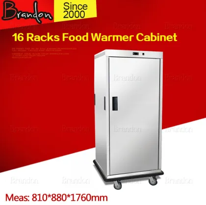 Good Price large capacity S/S food warmer cabinet / 16 racks heated cabinet food warmer / large holding cabinet warmer for sale