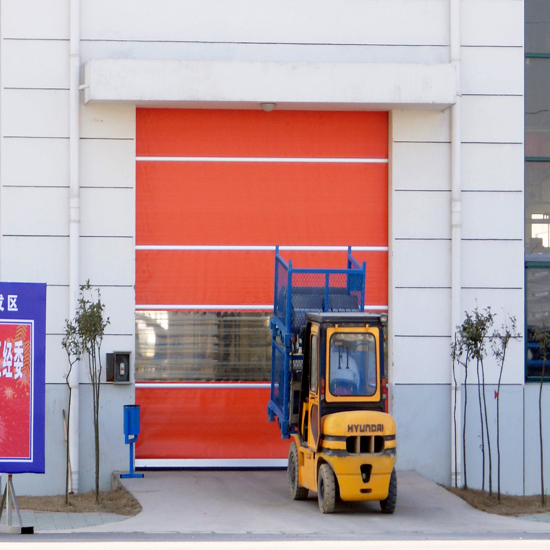 Portas de rolamento de ação rápida industrial