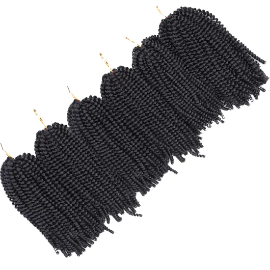 12 inch Crochet Braid Synthetic Curly Hair Spring Twist Crochet Braids Hair Spring Twist Hair