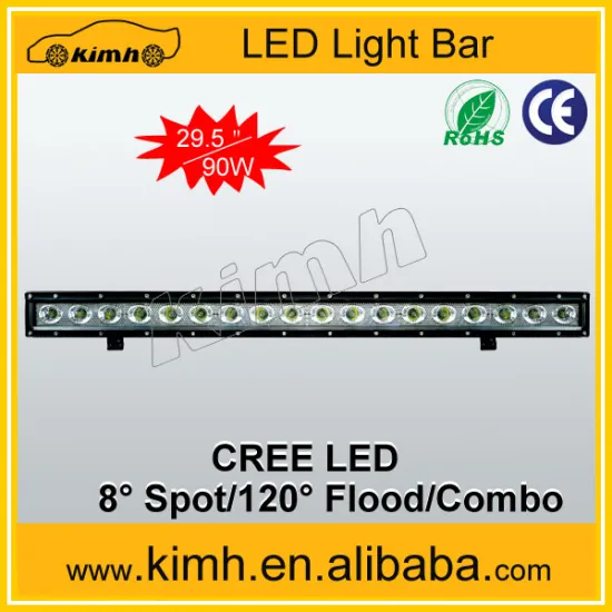 Manufacturer led light 29.5" 90w 7650LM led flood light bar