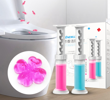 Toilet Cleaner with Flower Gel Fragrance Deodorant Freshener