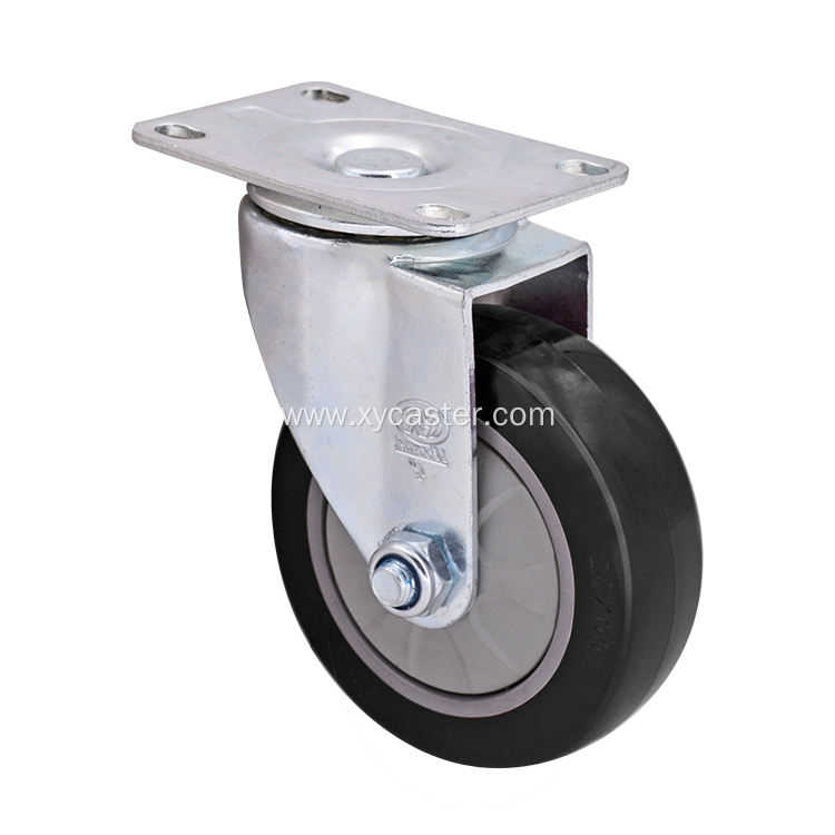 Medium Duty PVC (PU) Caster Wheel- Single Bearing