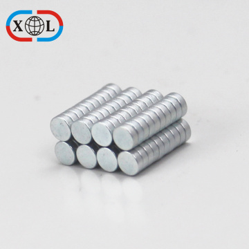 Zincing Coating Neodimio Round Magnet Wholesale