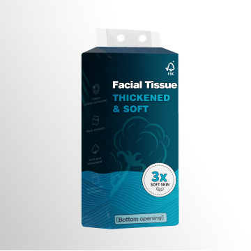 Bamboo Pocket Tissue with Bottom Pumping Feature
