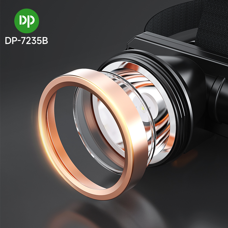 DP Headlamp Rechargeable Li-ion Battery 50W LED