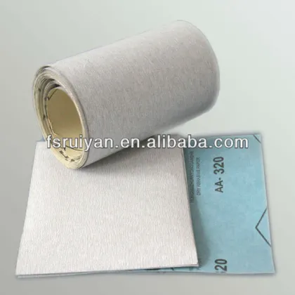 White Coated Sandpaper for Wood Grinding