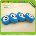 Kids cool 2D skull shaped tpr eraser