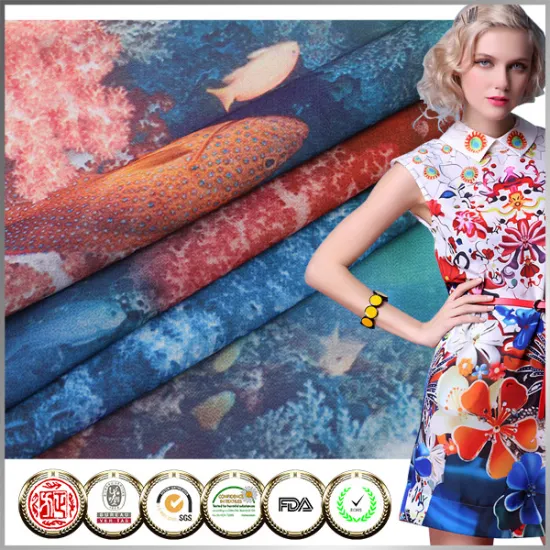 Professional design Oeko-Tex Standard 100 75D Bulk chiffon fabric for clothing