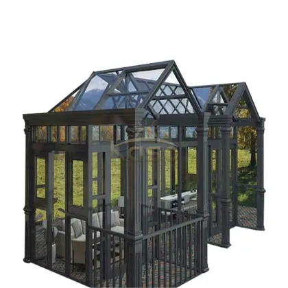 Pvc Victorian Glasshouse Polycarbonate Roof Sunroom