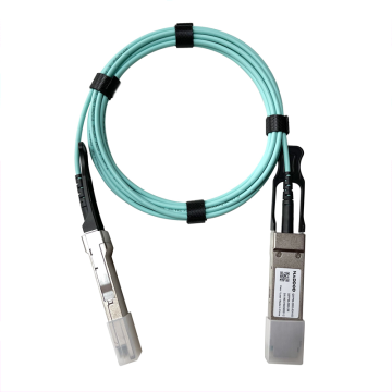High Quality Mellanox Compatible QSFP56 to 2xQSFP56 Active Optical Cable Splitter, IB HDR 15m LSZH