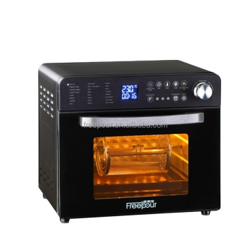 25L Electric French Door Mechanical Digital Air Fryer Basket