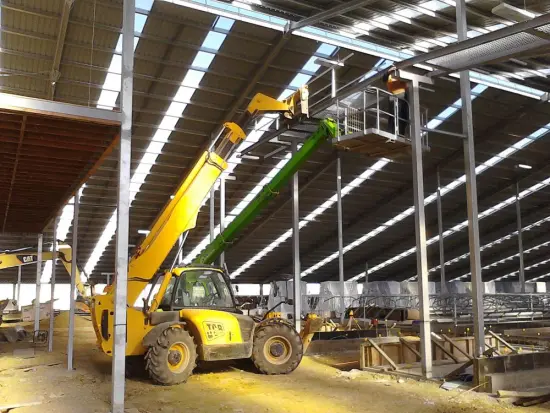 high-qualified luxury foldable prefab prefabricated cowshed