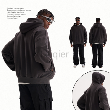 Custom Logo Heavyweight Hoodie Sweatshirt for Men