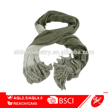 2015 greywhite autumnwinter polyester scarf