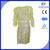 yellow waterproof PP/PE plastic disposable gown