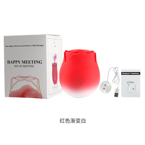 Brinquedo elegante Gradient Rose com 10 configurações de sucção