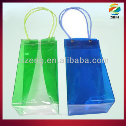 wholesale wine bags pvc ice bag colorful wine cooler bag
