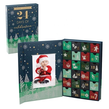 Christmas Chocolate Advent Calendar Carton Packaging Box - Factory Made Gift Box