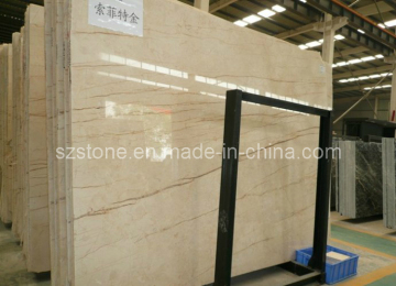Natural Cream Block Marble Slabs for Flooring&Walling