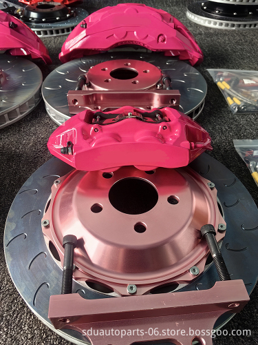 Rosy Colorful 10 Piston Brake Caliper for Audi 8N/9N/10N and Six-Piston Brake Calipers for F40