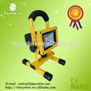 High quality lower price floodlight led rechargeable 10w from Ningbo Zhejiang