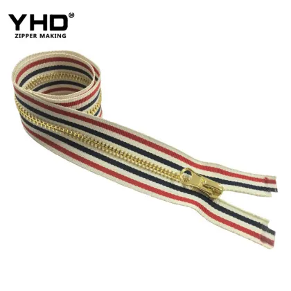 quality 5# silver metal zippers for carhartt jackets and clothing