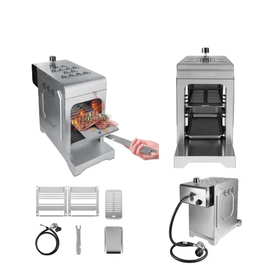 2024 NEW Small Portable Steak Oven Easy To Clean Stainless Steel Bbq Oven Outdoor Kitchen  Bbq Oven For Party