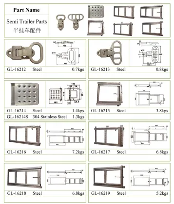 GL-16214 Van Trailer Accessories Folding Handle Ladder