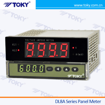 Digital Ammeter and Voltmeter Panel Meter TOKY DL8A With Isolated Analog Output