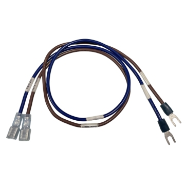 250 Terminal to spade terminal medical cable assembly