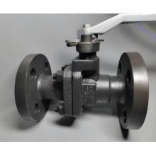 Industrialcast A105 two-piece forged flange ball valve