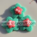 Factory Wholesale 10*28MM Lovely Flower Resin Beads