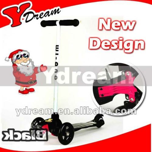 2012 New Design Black Children 3 Wheel Scooter