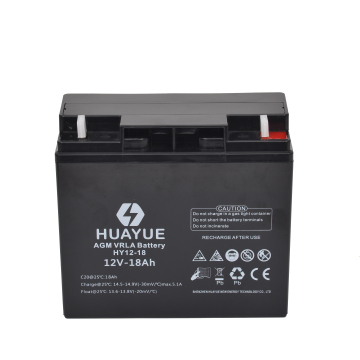 Huayue AGM VRLA Battery HY12-18 20HR 12V 18000mAh