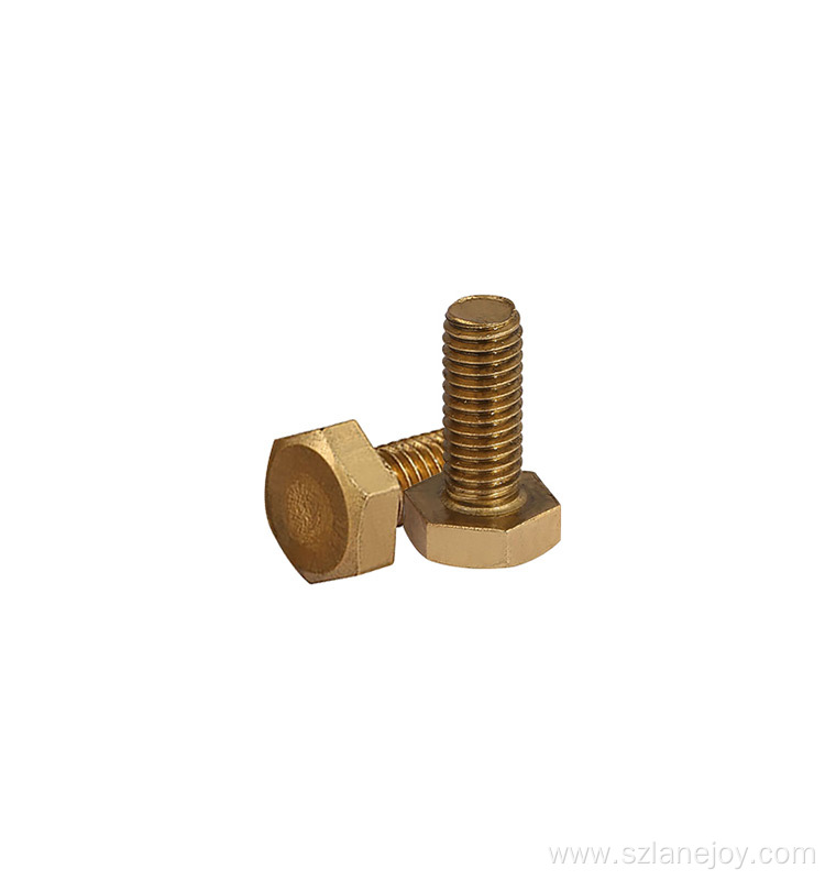 Copper Hex Bolt Screw Brass Hex Screw