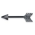 Titanium Arrow Top Straight Barbell Era Cartilagem