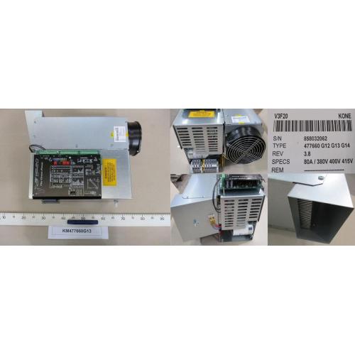 Unidad KM477660G13 V3F20 400V 80A para ascensores KONE
