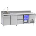 Ice Machine Workbench Ice Maker Counter PZ-150 Supplier