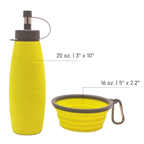 Botella de agua de viaje deportiva PET portátil