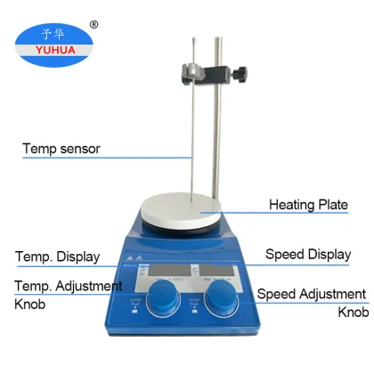 Yuhua 5L 10L 20L LED Lab Digital Hotplate Magnetic Stirrer for Sale