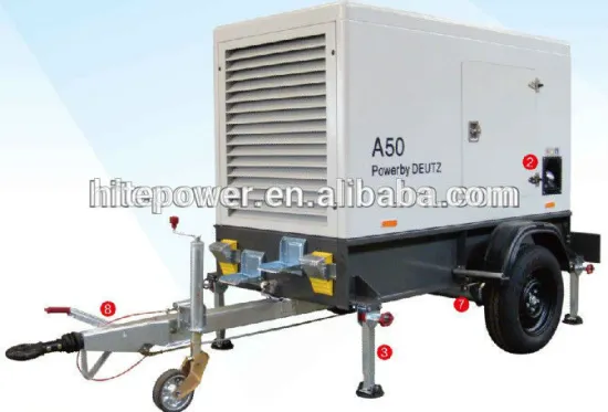 china generator supplier trailer diesel generator set